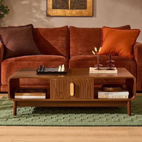 BOXED DUSK MARNIE COFFEE TABLE - WALNUT (1 BOX)