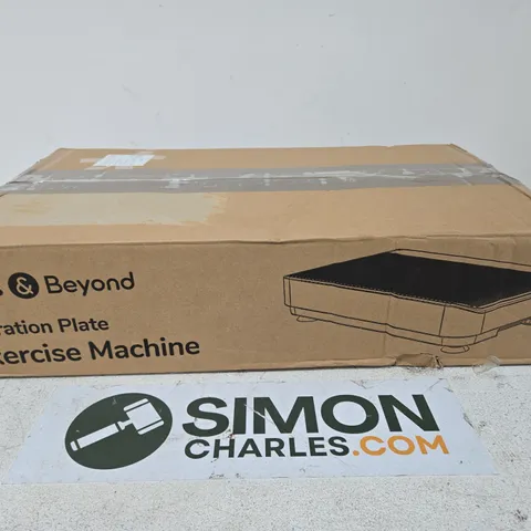 BLISS & BEYOND VIBRATION PLATE EXERCISE MACHINE – BOXED