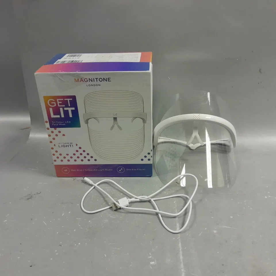 MAGNITON GET IT - TRI COLOUR LED FACE MASK