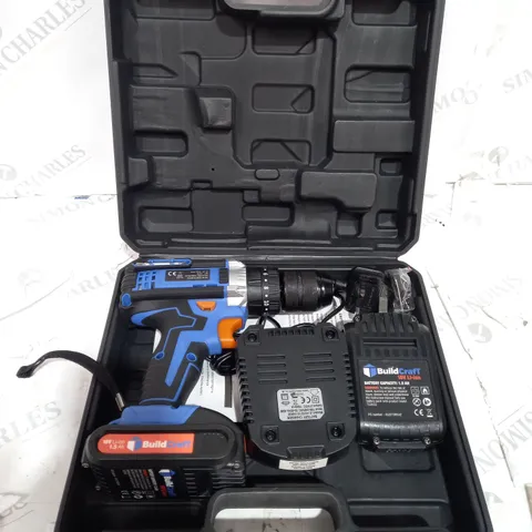 BOXED BUILDCRAFT CORDLESS HAMMER DRILL