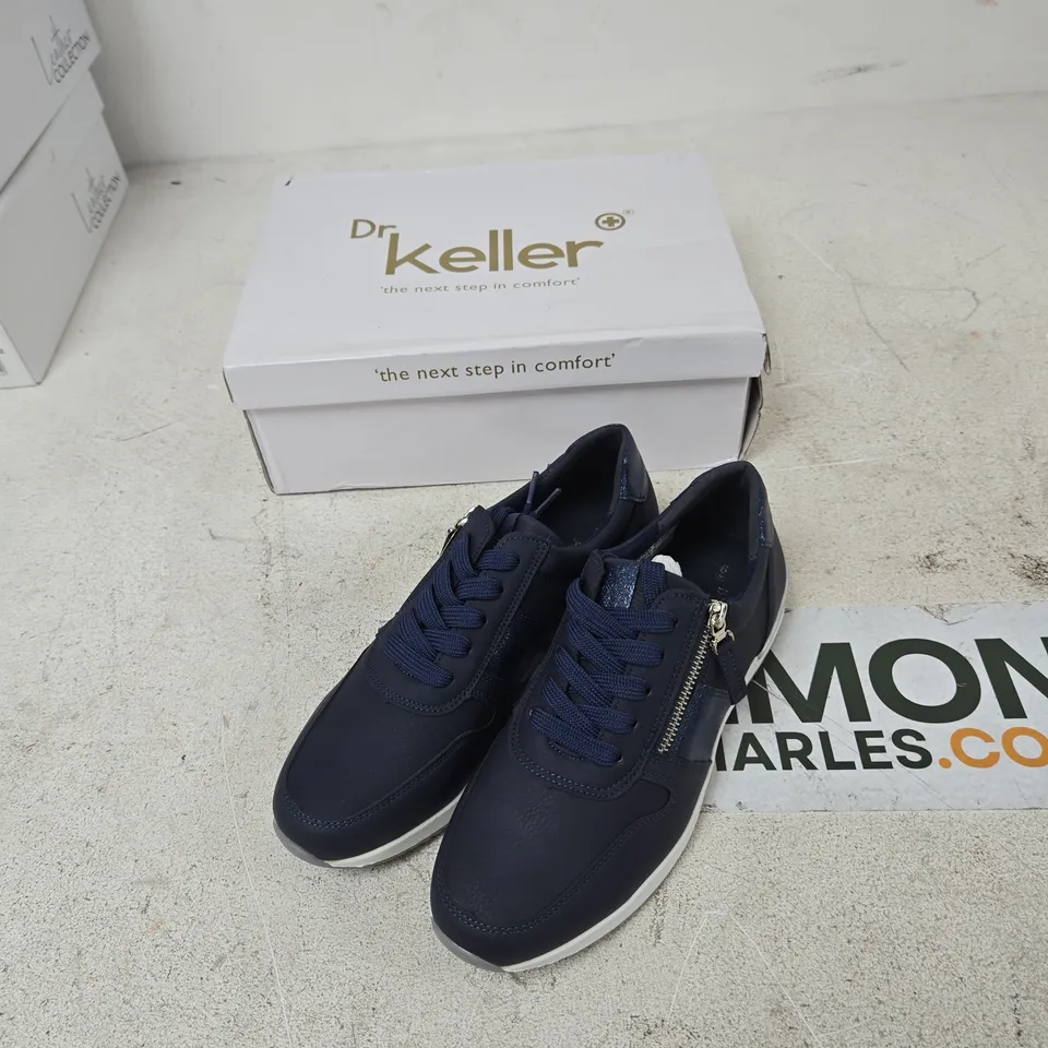 DR KELLER MARTINA NAVY TRAINERS – UK SIZE 6