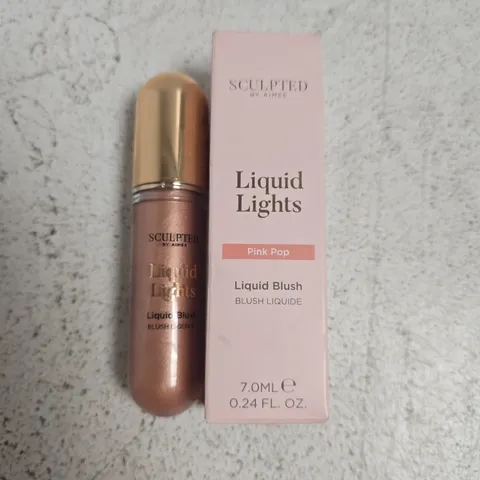 BOXED SCULPTED BY AIMEE LIQUID LIGHTS PINK POP LIQUID BLUSH (7ML)