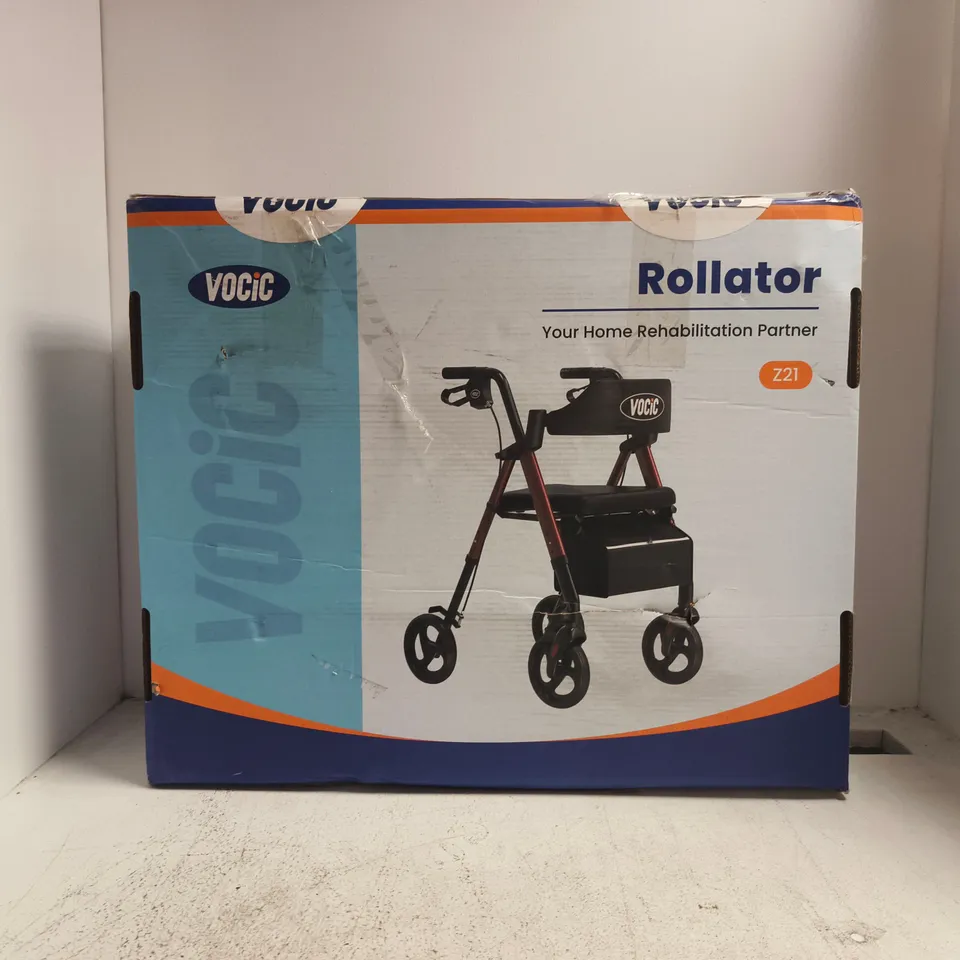 BOXED VOCIC Z21 ROLLATOR WALKER