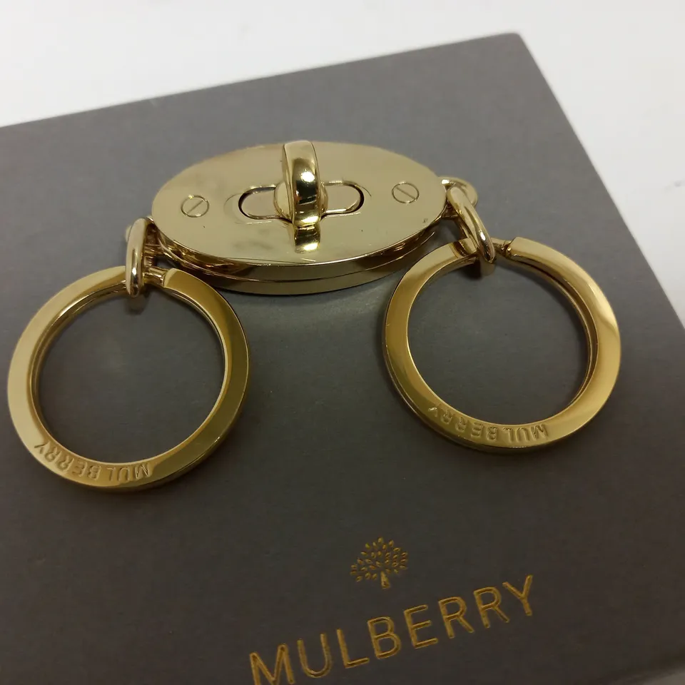 MULBERRY DUAL POSTMAN'S LOCK KEYRING