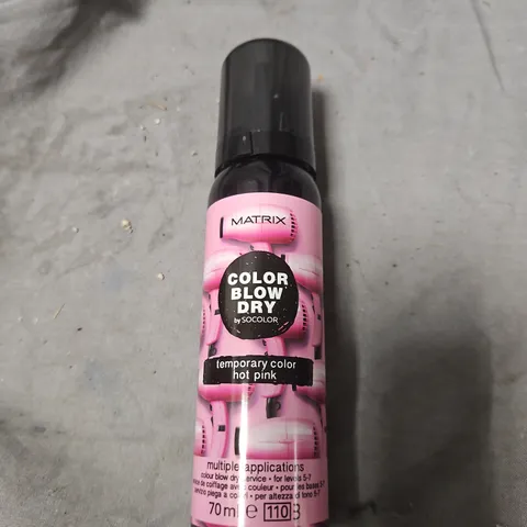 BOX OF APPROXIMATELY 24 MATRIX COLOR BLOW DRY TEMPORARY COLOR SPRAY – HOT PINK, 70 ML 