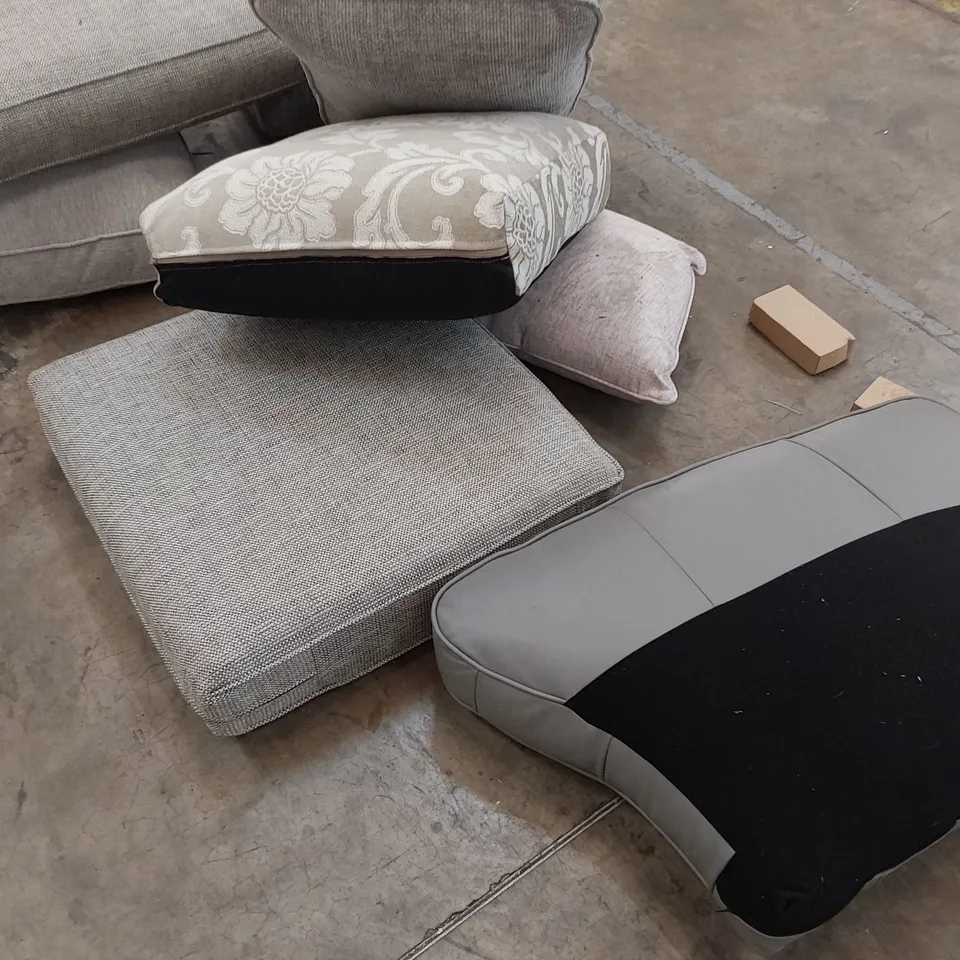 CAGE OF ASSORTED SOFA SEAT & BACK CUSHIONS