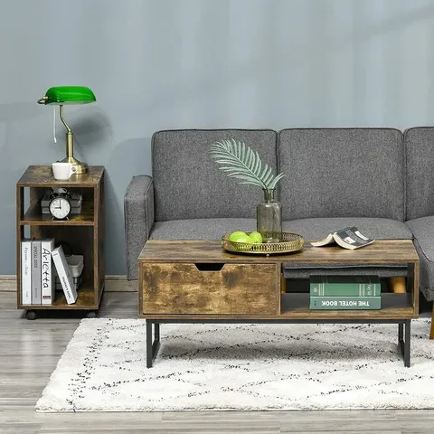 BOXED KAMINSKI COFFEE TABLE WITH STORAGE