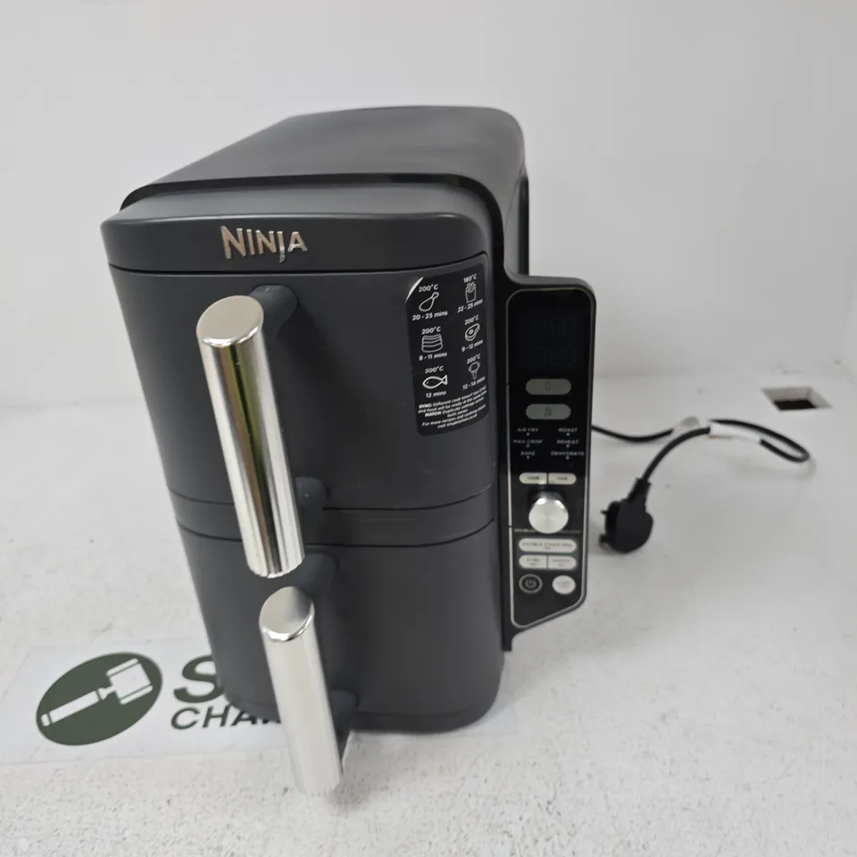 NINJA AIR FRYER/TOASTER OVEN – BLACK USED ITEM