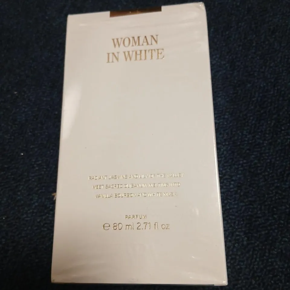 BOXED AND SEALED WOMAN IN WHITE PARFUM 80ML