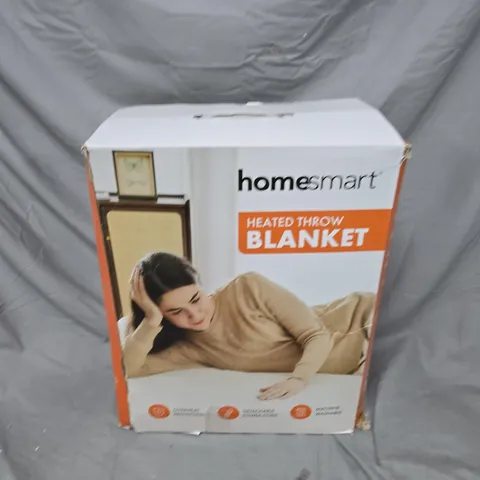 BOXED HOMESMART HEATED THROW BLANKET
