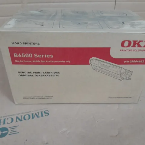 OKI MONO PRINTERS B6500 SERIES GENUINE PRINT CARTRIDGE 