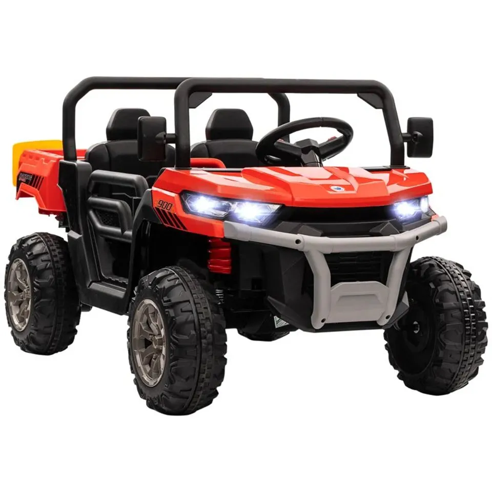 BOXED GREEAR BATTERY POWERED RIDE ON - RED (1 BOX)