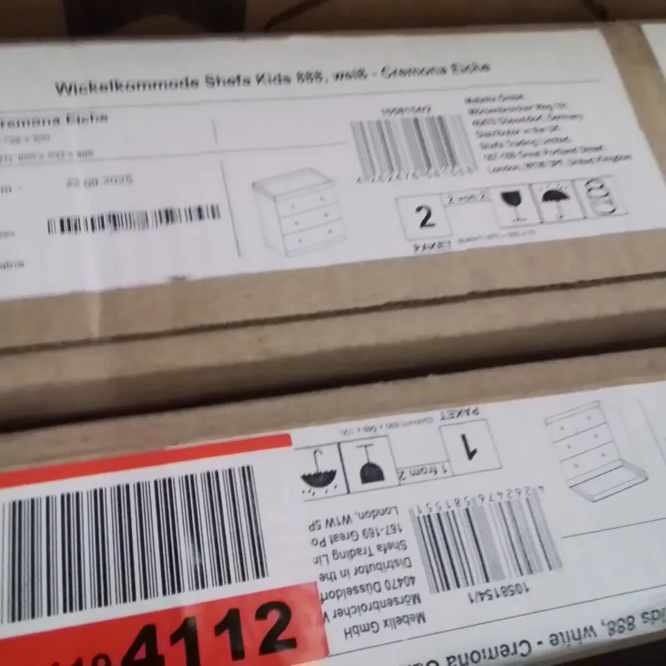 BOXED CHANGING DRESSER (2BOXES)