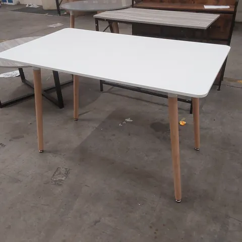 WOODEN DINING TABLE 