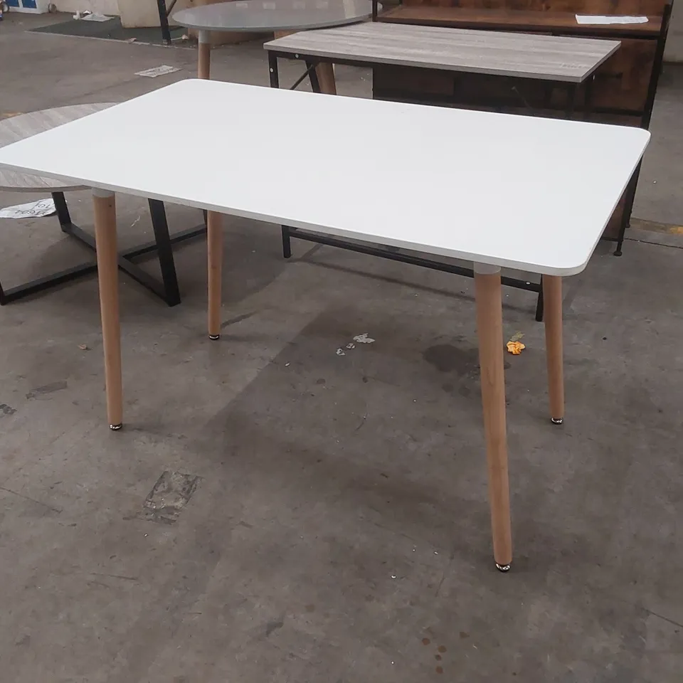 WOODEN DINING TABLE 