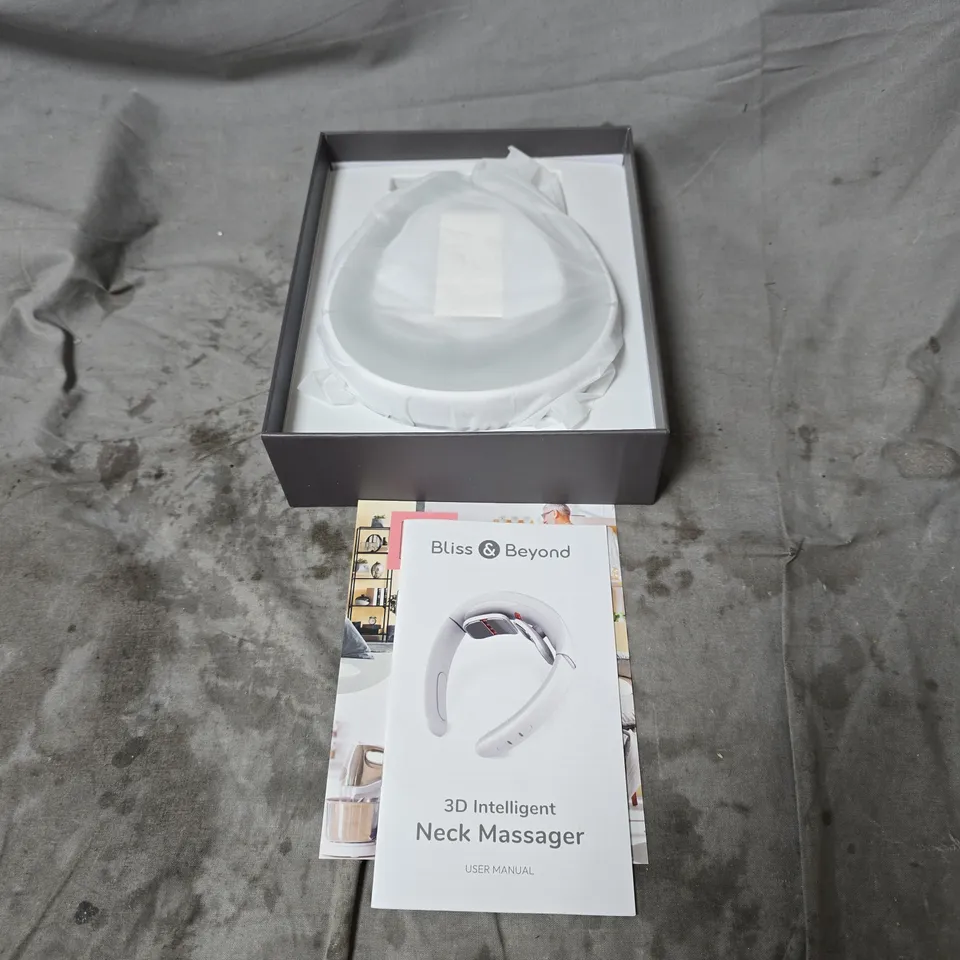 BLISS AND BEYOND 3D INTELLIGENT NECK MASSAGER BOXED