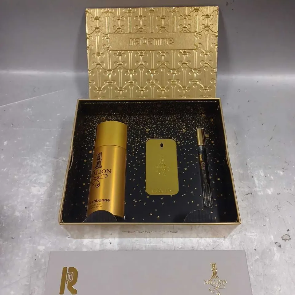 BOXED PACO RABANNE 1 MILLION EAU DE TOILETTE SET