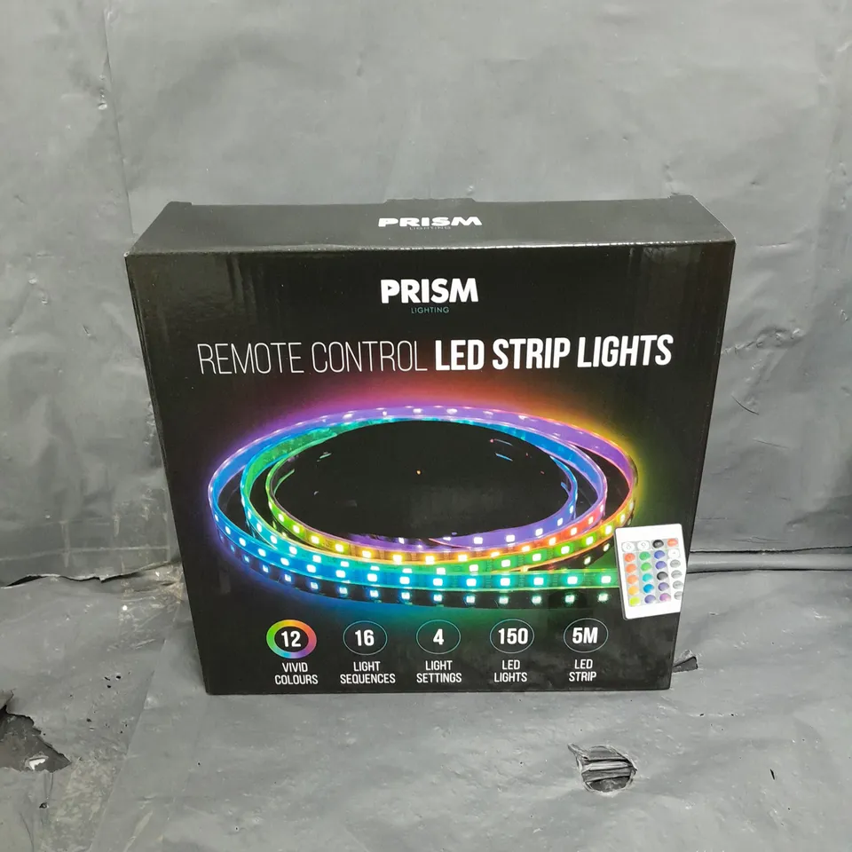 6 X BOXED PRISM REMOTE CONTROL LED STRIP LIGHTS 