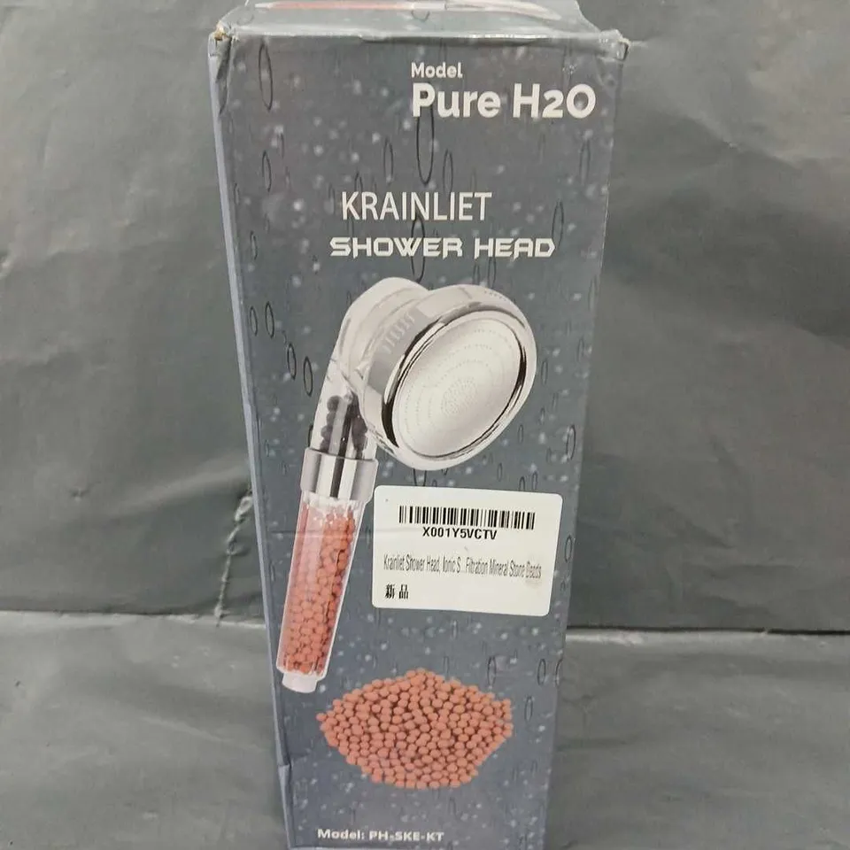 BOXED KRAINLIET PURE H2O SHOWER HEAD 