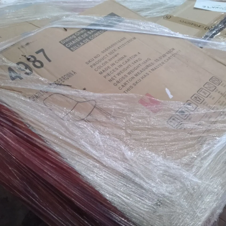 PALLET OF ASSORTED ITEMS INCLUDING GAMING CHAIR, DINING CHAIR, ERGONOMIC CHAIR 