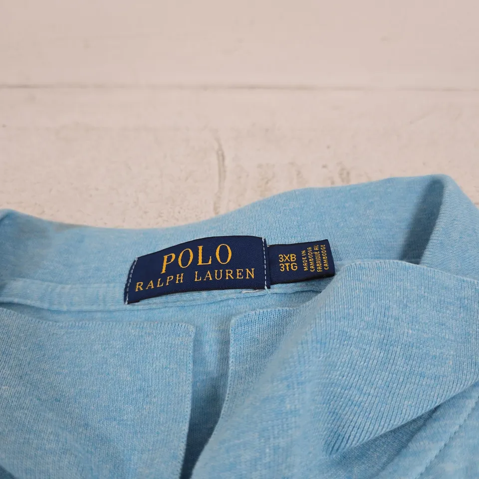 POLO RALPH LAUREN POLO SHIRT – LIGHT BLUE – 3XB (BIG AND TALL RANGE)