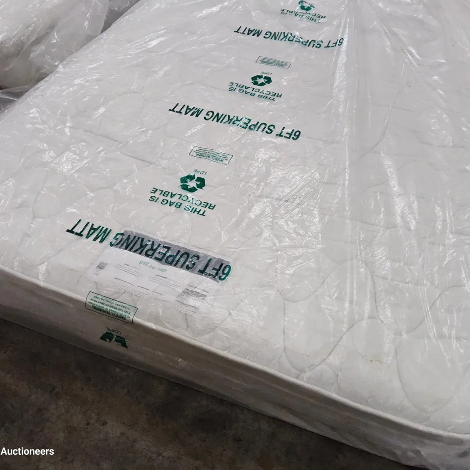 QUALITY BAGGED 4' 6" DOUBLE SILENTNIGHT PILLOW TOP MATTRESS 