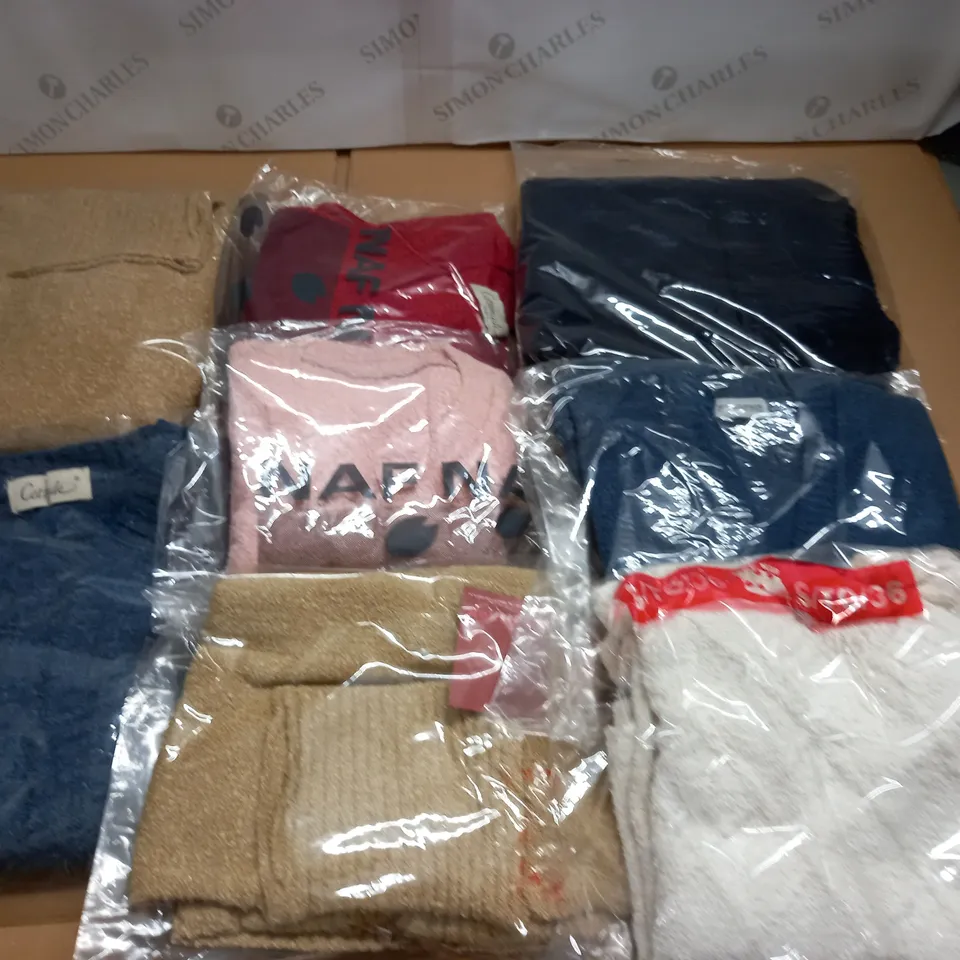 LARGE QUANTITY OF ASSORTED BAGGED CLOTHING ITEMS IN VARIOUS SIZES