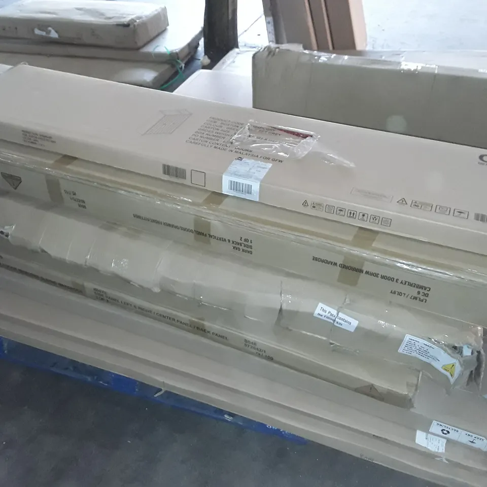 PALLET OF ASSORTED GRADE 1 PART PACK FURNITURE PARTS