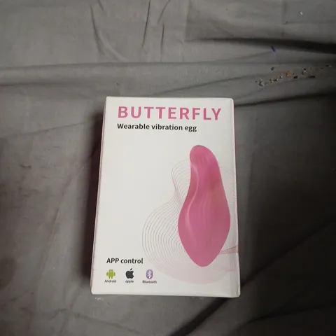 APPROXIMATLY 5 X BUTTERFLY WEARABLE VIBRATION EGG – APP-CONTROLLED, PINK