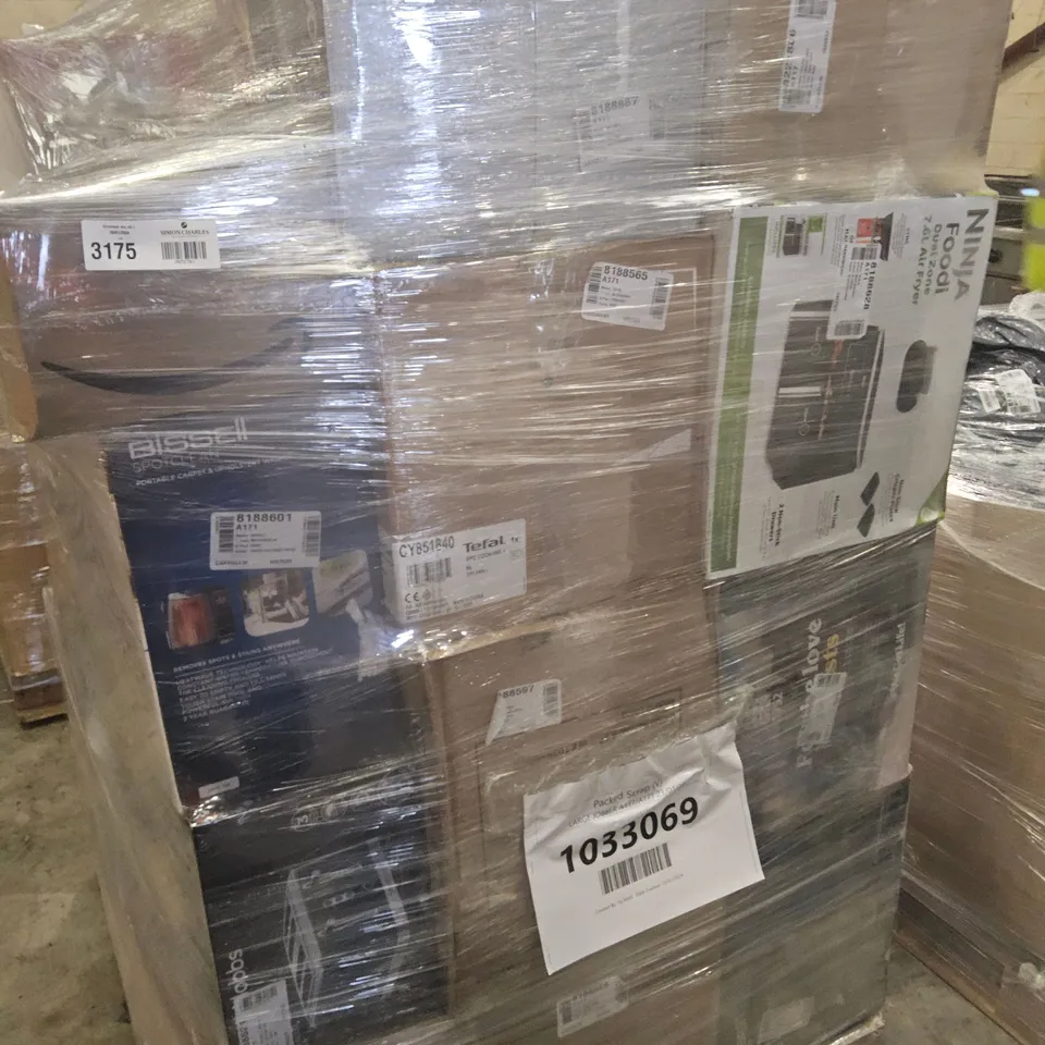 PALLET OF APPROXIMATELY 41 UNPROCESSED RAW RETURN HOUSEHOLD AND ELECTRICAL GOODS TO INCLUDE;