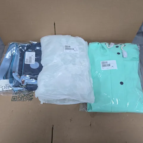 LARGE QUANTITY OF ASSORTED ITEMS TO INCLUDE HANDBAGS, ASSORTMENT OF CLOTHES, BEDDING, ETC - COLLECTION ONLY