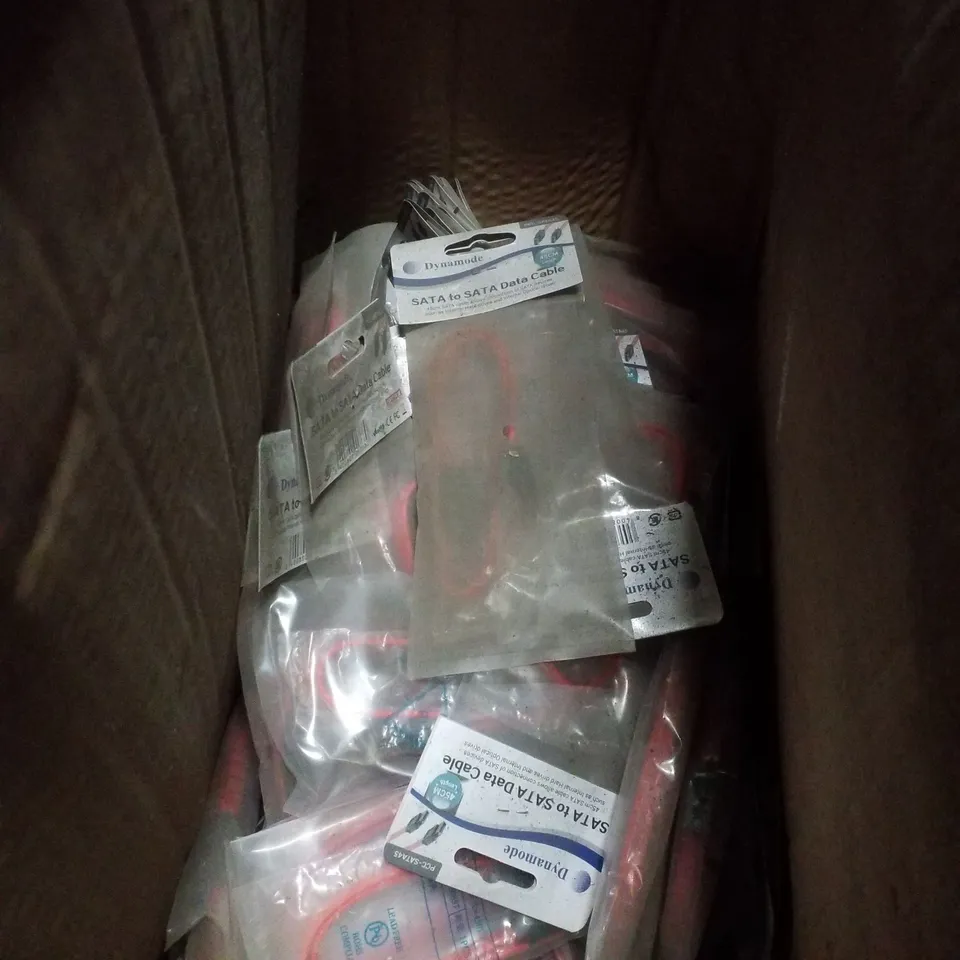 PALLET CONTAINING ASSORTED PRODUCTS INCLUDING PCI CARDS, PCMCIA CARDBUS & SATA TO SATA DATA CABLES