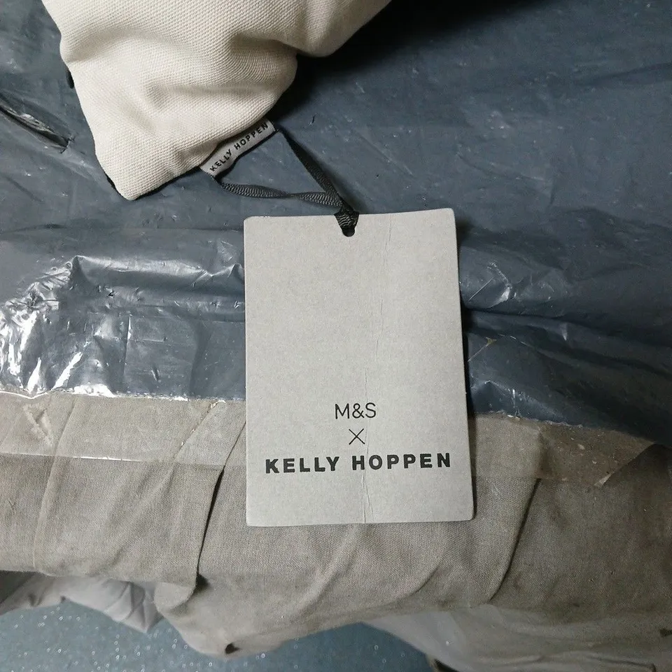 2 X M&S KELLY HOPPEN BLACK AND WHITE PILLOWS