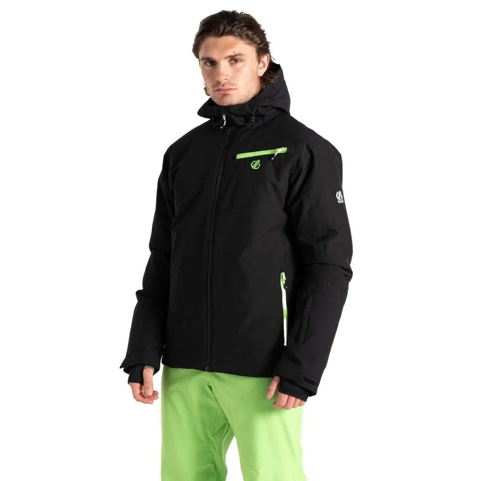BRAND NEW REGATTA DARE 2B EAGLE II JACKET IN BLACK/GREEN FLASH - SMALL