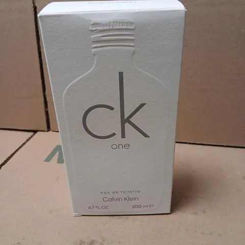 BOXED CALVIN KLEIN ONE EAU DE TOILETTE 200ML