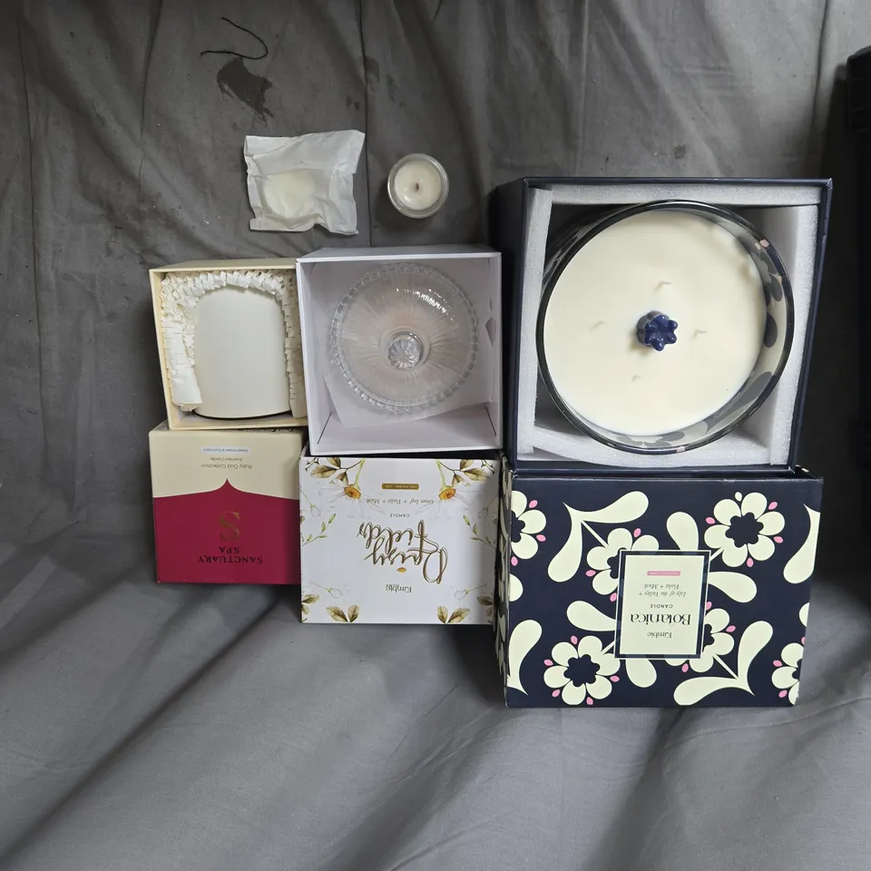 APPROXIMATELY 5 ASSORTED SCENTED CANDLES & HOME FRAGRANCES