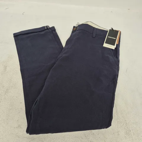 JACK & JONES SLIM FIT JEANS IN NAVY - 34/32
