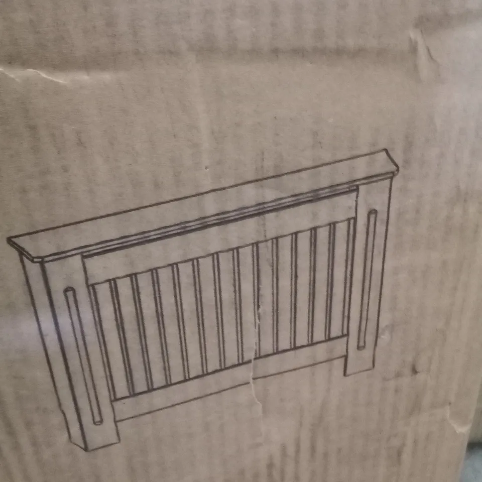 BOXED CASTILE RADIATOR COVER WHITE 
