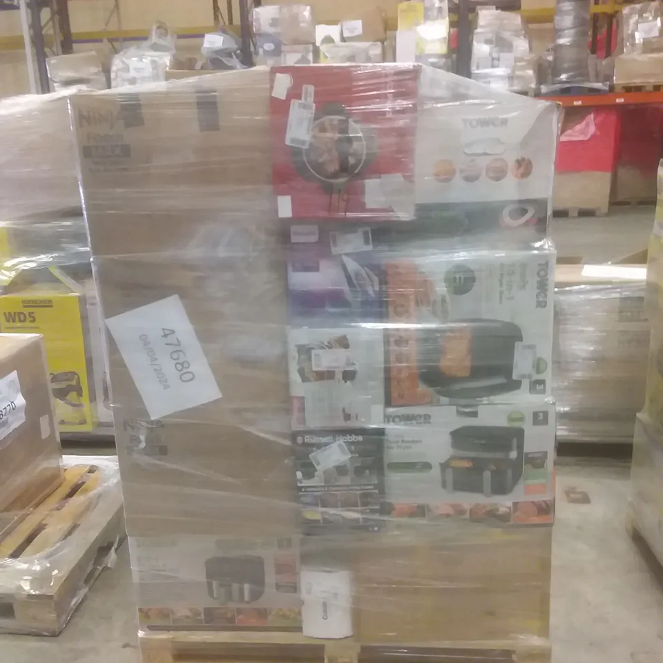 PALLET OF APPROXIMATELY 34 UNPROCESSED RAW RETURN HOUSEHOLD AND ELECTRICAL GOODS TO INCLUDE;
