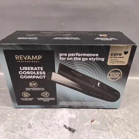 BOXED REVAMP LIBERATE CORDLESS CERAMIC COMPACT STRAIGHTENER ST-1700-EU2