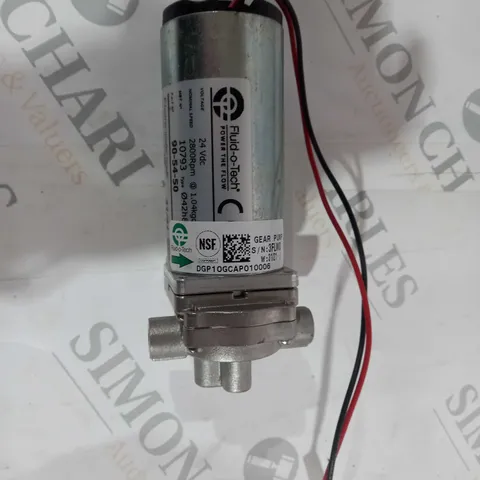 FLUID O TECH ELECTRIC MOTOR GEAR PUMP