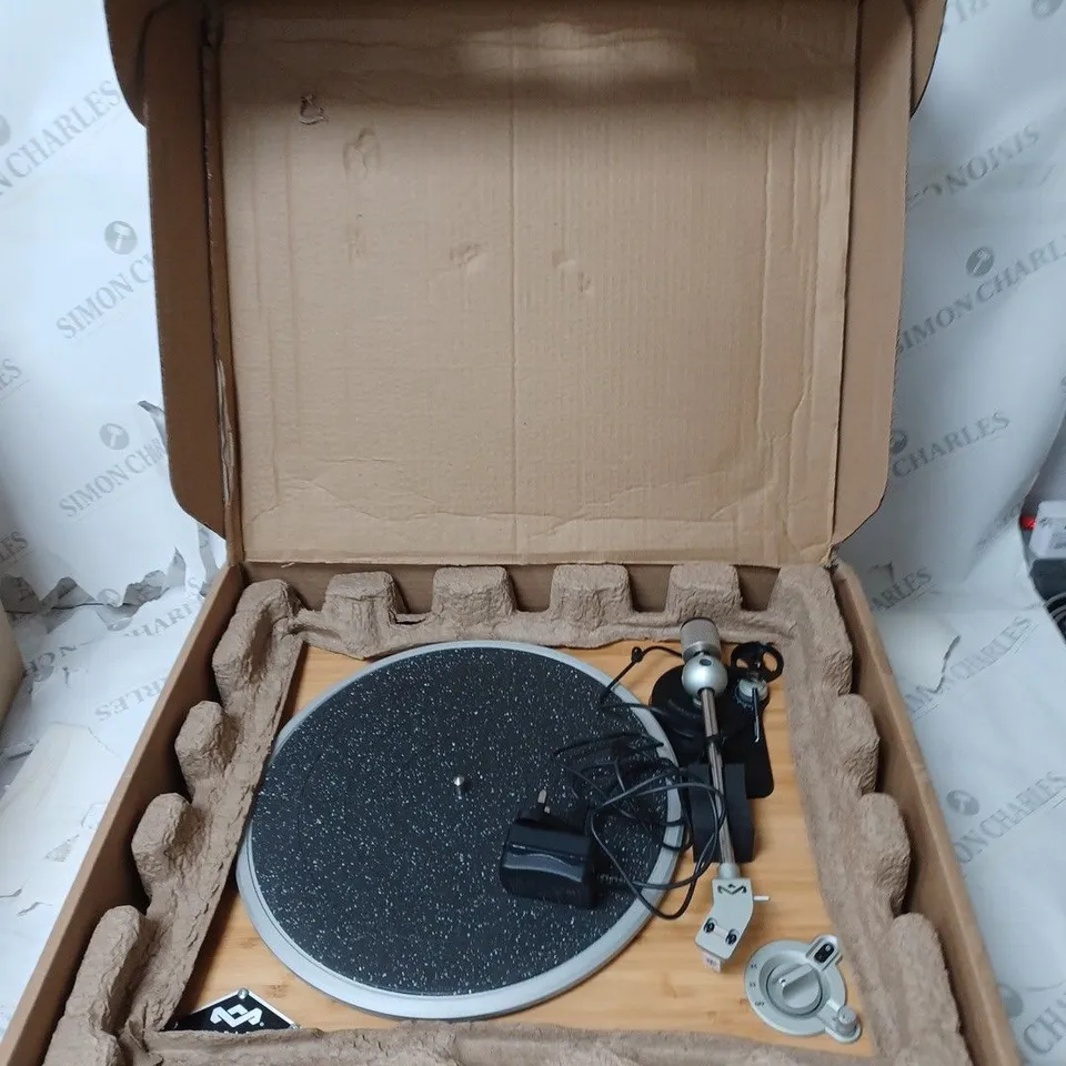 BOXED MARLEY BLUETOOTH RECORD PLAYER