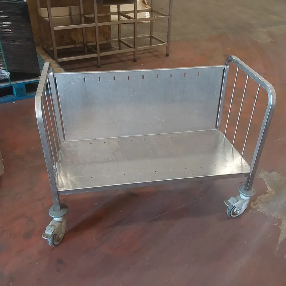 COMMERCIAL STAINLESS STEEL TROLLEY