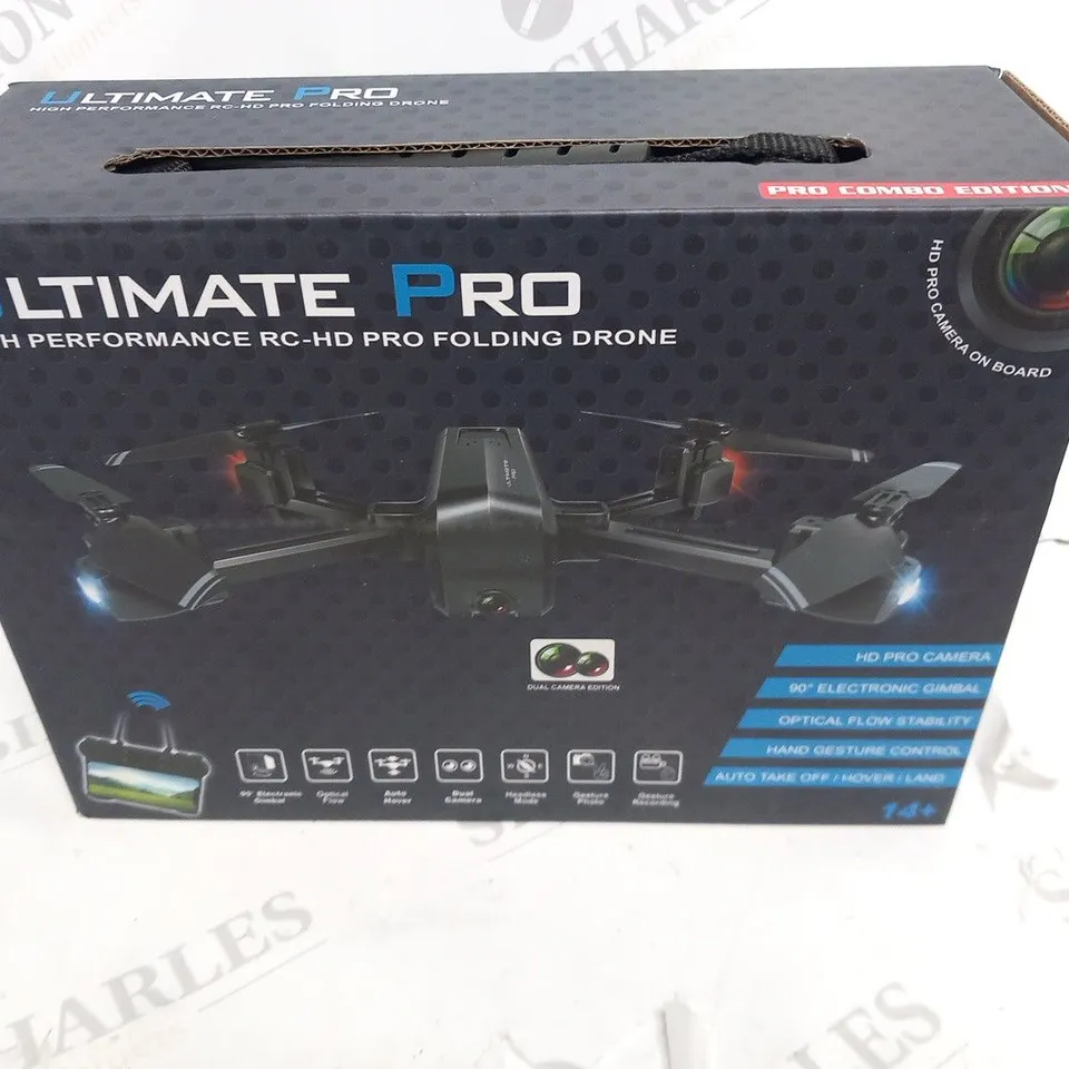 BOXED ULTIMATE PRO HIGH PERFORMANCE FC-HD PRO FOLDING DRONE 