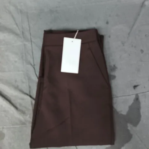 ZARA TROUSERS IN BROWN SIZE XS