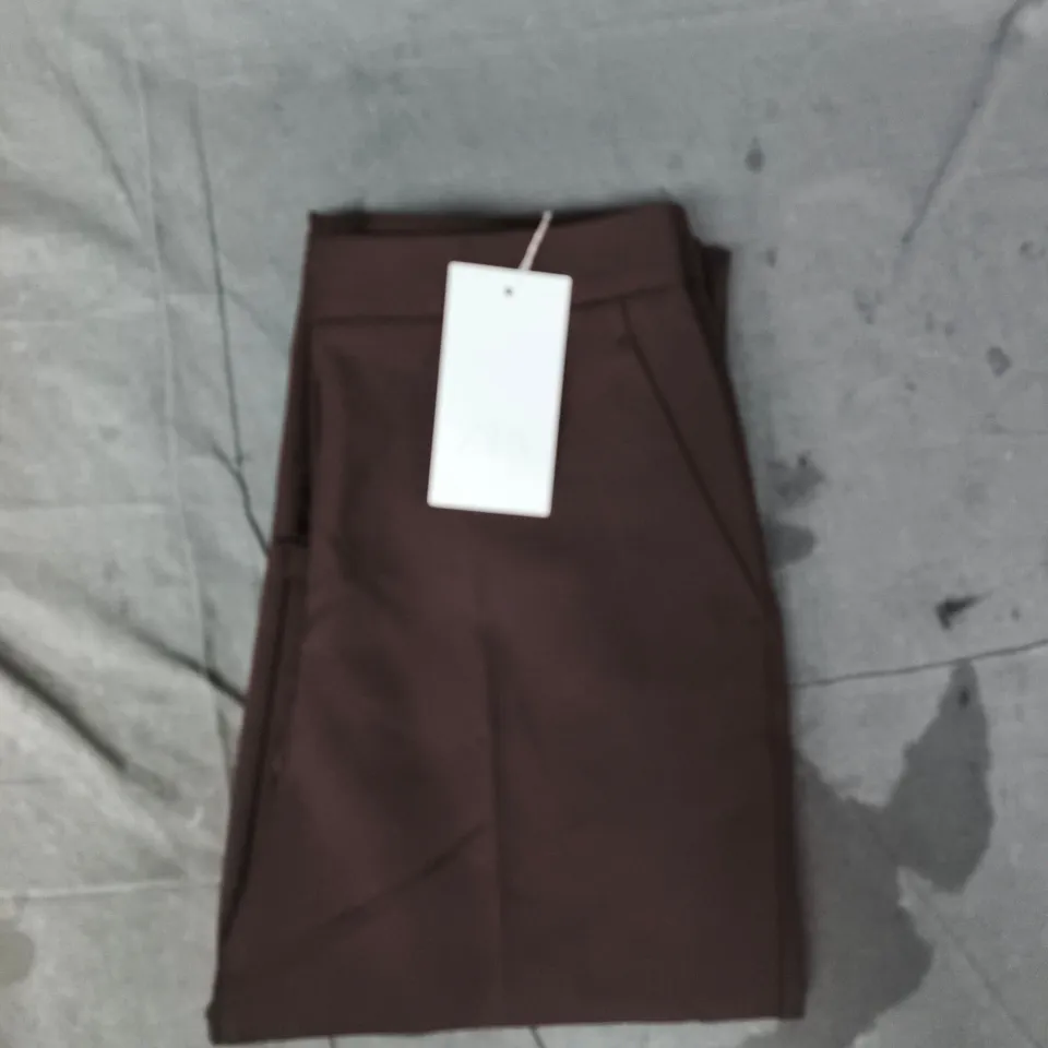 ZARA TROUSERS IN BROWN SIZE XS