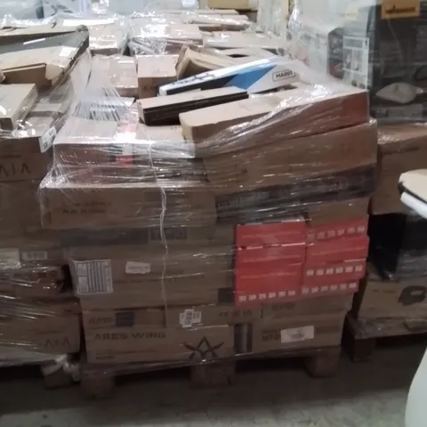 PALLET CONTAINING A LARGE QUANTITY OF WALL MOUNTED BRACKETS