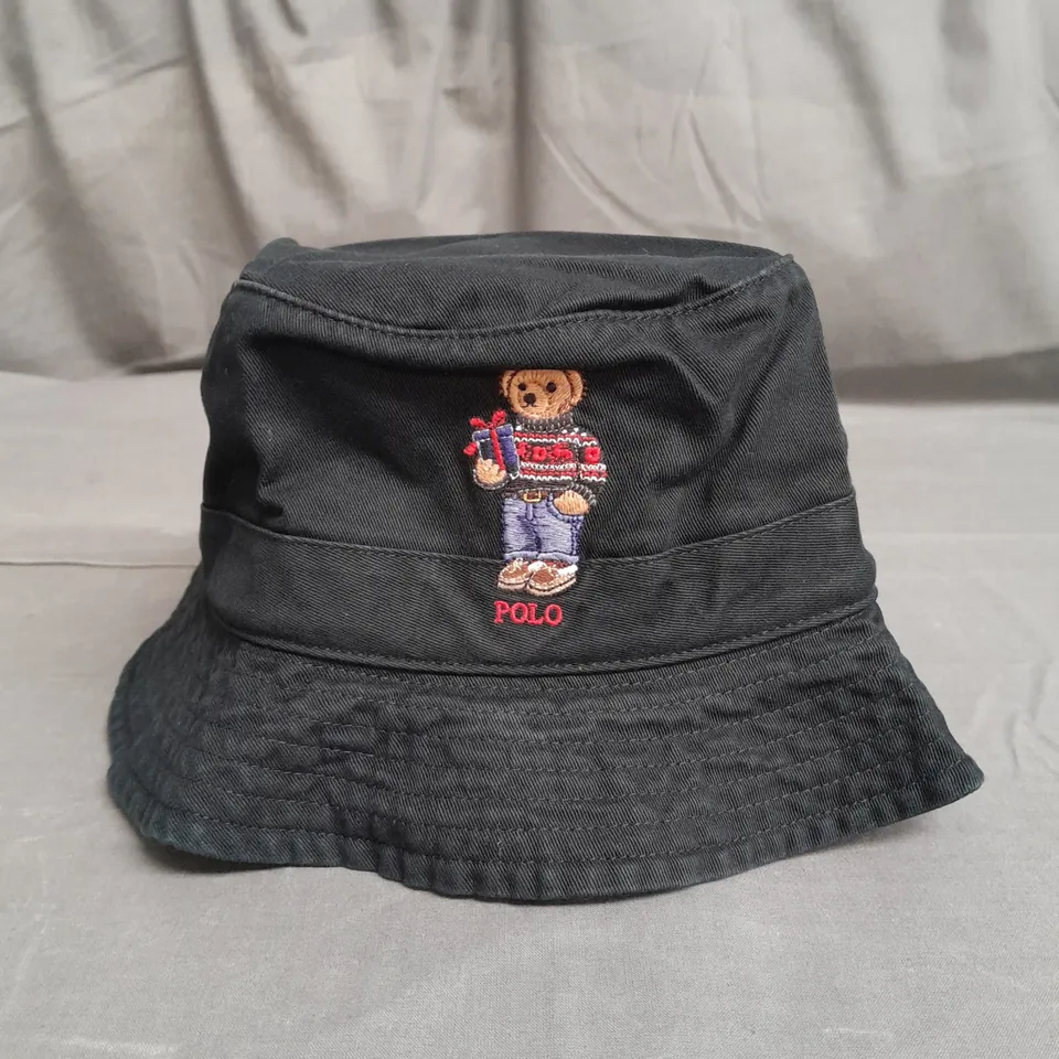 POLO RALPH LAUREN HOLIDAY BEAR BUCKET HAT SIZE L/XL 