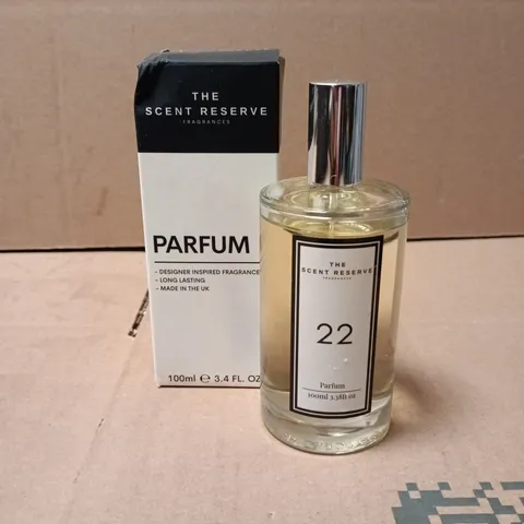 BOXED THE SCENT RESERVE 22 PARFUM - 100ML