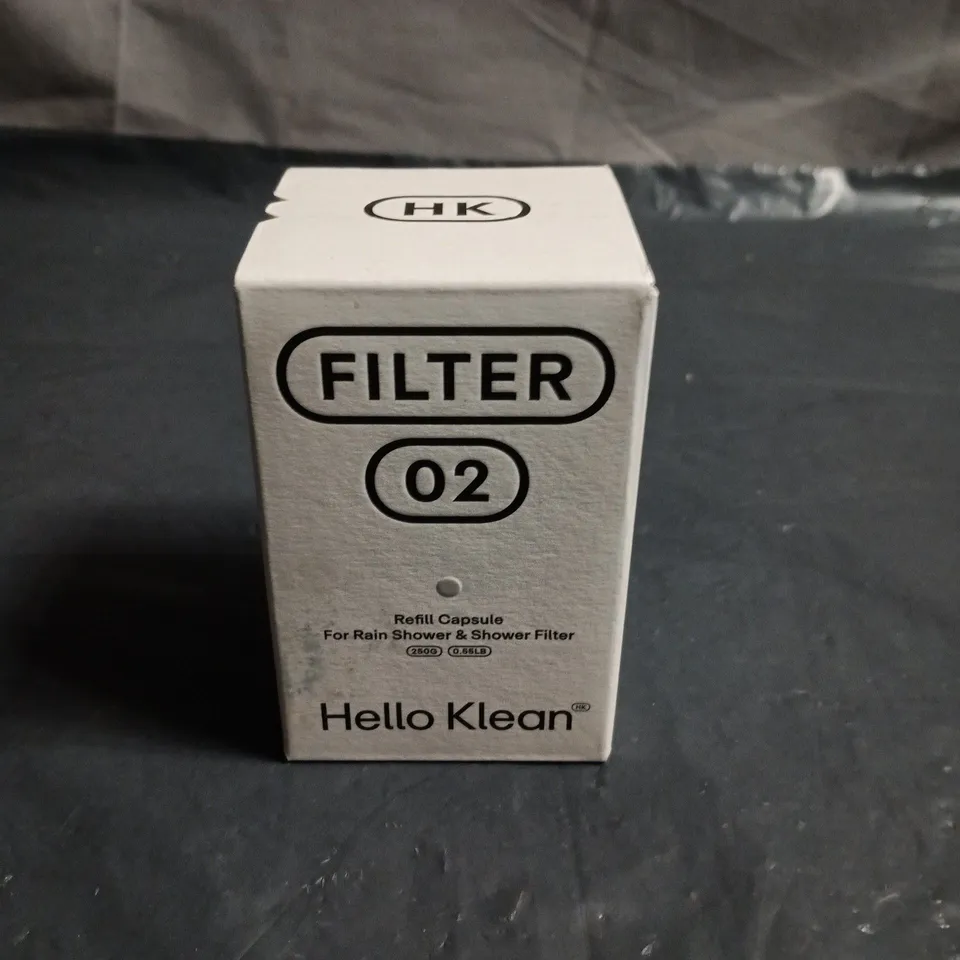 HELLO KLEAN FILTER O2 REFILL CAPSULE FOR RAIN SHOWER & SHOWER FILTER – BOXED